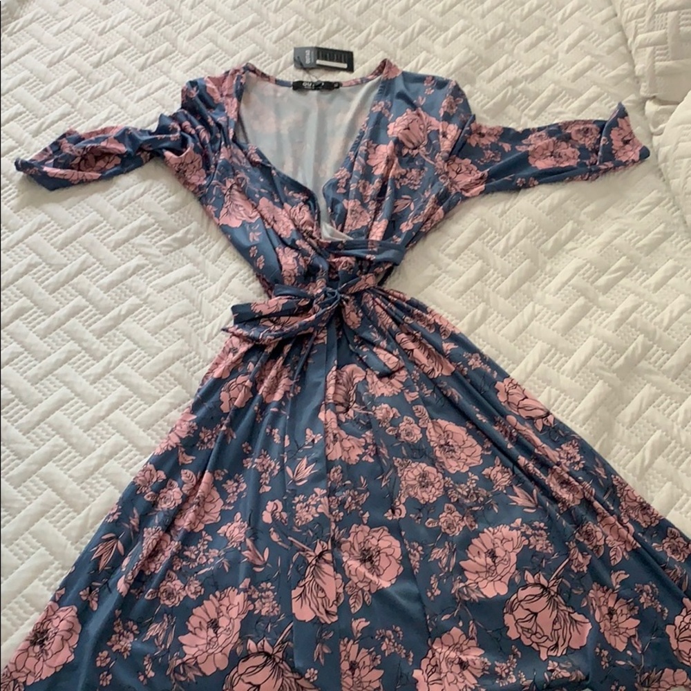 NWT faux wrap dress size XL